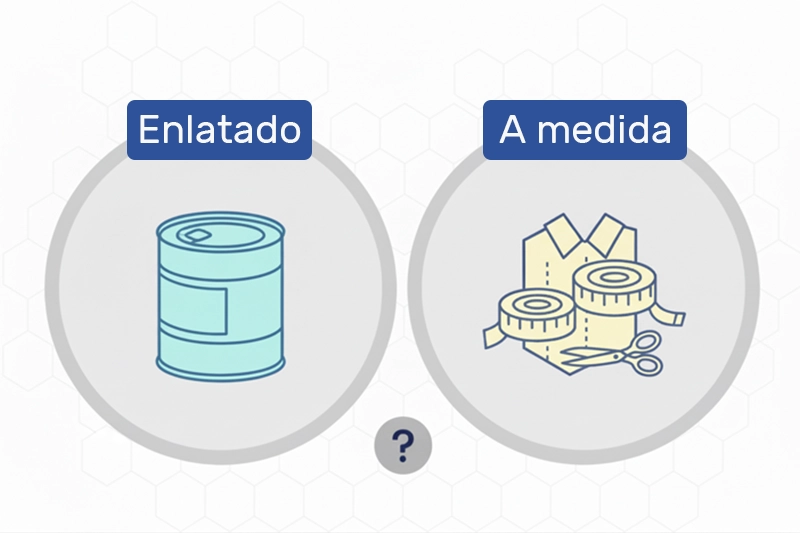 Software enlatado o Software a medida